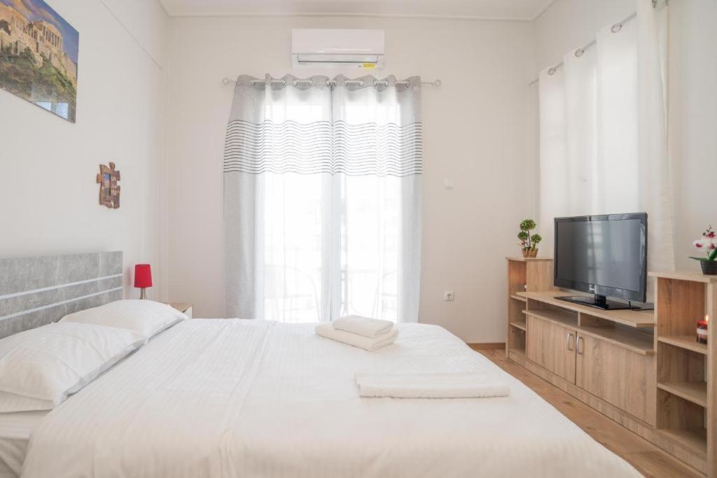 Monastiraki 3-4 Blue Sky Apartment Athena Bagian luar foto