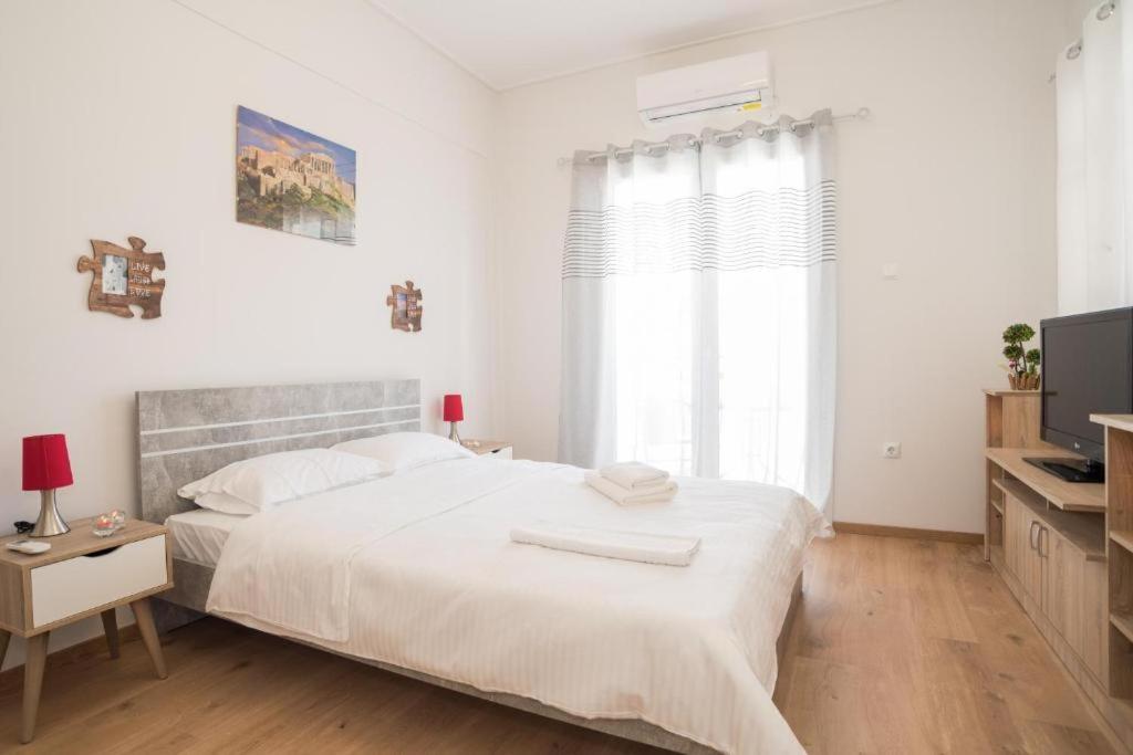 Monastiraki 3-4 Blue Sky Apartment Athena Bagian luar foto