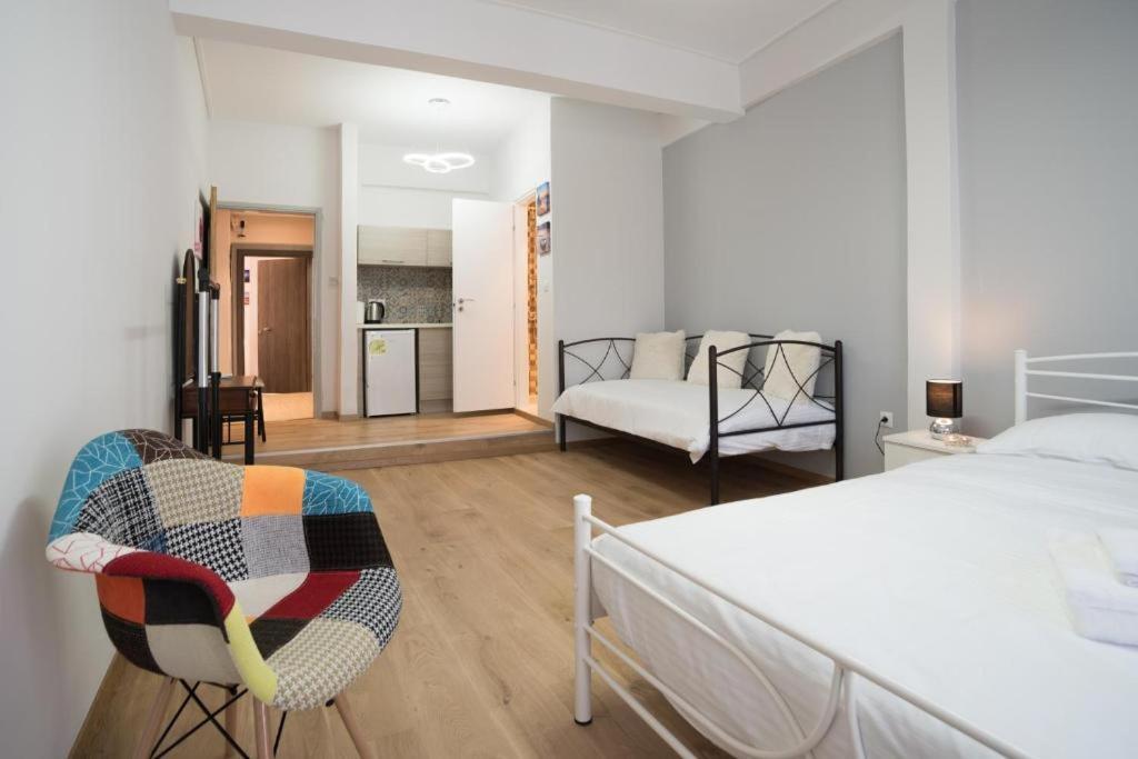 Monastiraki 3-4 Blue Sky Apartment Athena Bagian luar foto